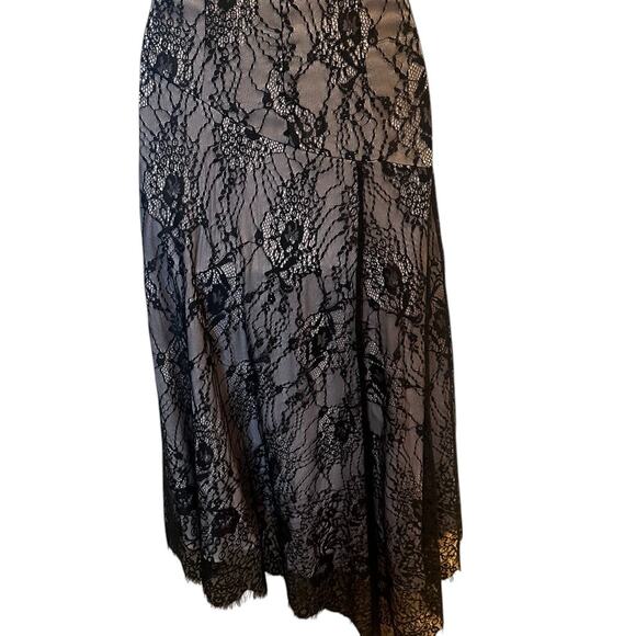 VTG Nicole Miller Y2K Lace Dress Hoco Prom Wedding Witchy Fairygrunge Whimsygoth - Picture 13 of 14